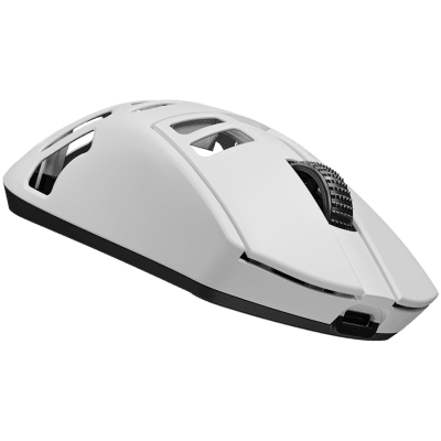Безжична геймърска мишка Lorgar MSE90W - LRG-MSE90W-WH, Бяла gallery image 5