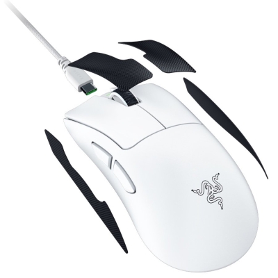 Безжична геймърска мишка Razer DeathAdder V4 Pro - RZ01-05330200-R3G1, Бяла gallery image 3