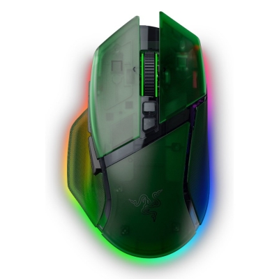 Безжична геймърска мишка Razer Basilisk V3 Pro 35K - RZ01-05240300-R3G1, Зелена gallery image 1