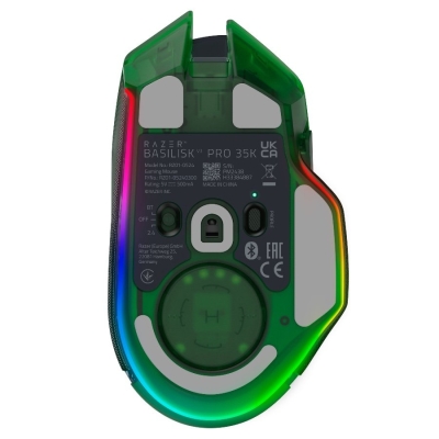 Безжична геймърска мишка Razer Basilisk V3 Pro 35K - RZ01-05240300-R3G1, Зелена gallery image 5