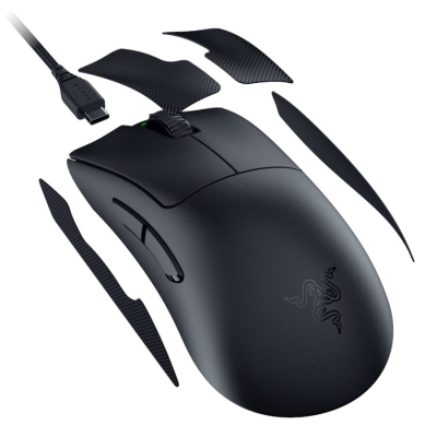 Безжична геймърска мишка Razer DeathAdder V3 Pro - RZ01-04630100-R3G1, Черна gallery image 4