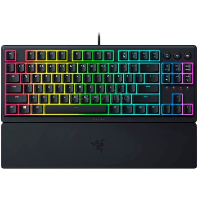 Геймърска клавиатура Razer Ornata V3 Tenkeyless, Черна - RZ03-04880100-R3M1 gallery image 1