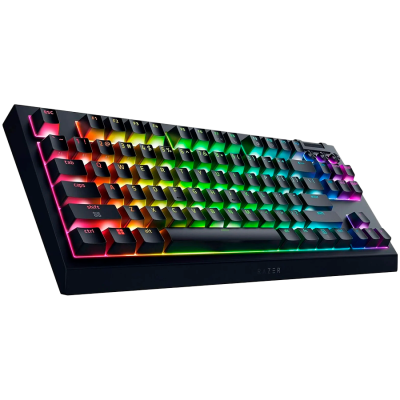 Безжична геймърска клавиатура Razer BlackWidow V4, Черна - RZ03-05480100-R3M1 gallery image 3