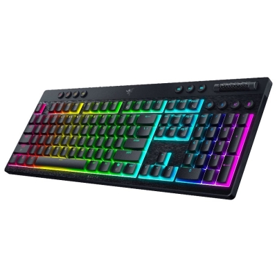 Безжична геймърска клавиатура Razer BlackWidow V4, Черна - RZ03-05270100-R3M1 gallery image 4