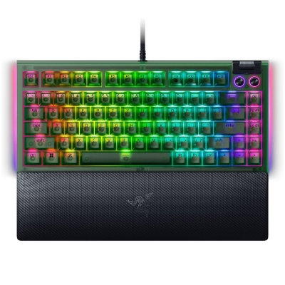 Геймърска клавиатура Razer BlackWidow V4 75%, Черна - RZ03-05003300-R3M1 gallery image 1