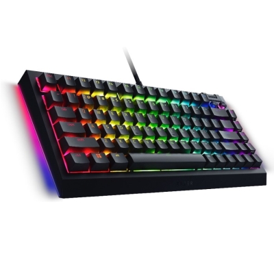Геймърска клавиатура Razer BlackWidow V4 75%, Черна - RZ03-05000100-R3M1 gallery image 1