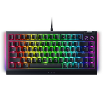 Геймърска клавиатура Razer BlackWidow V4 75%, Черна - RZ03-05000100-R3M1 gallery image 2