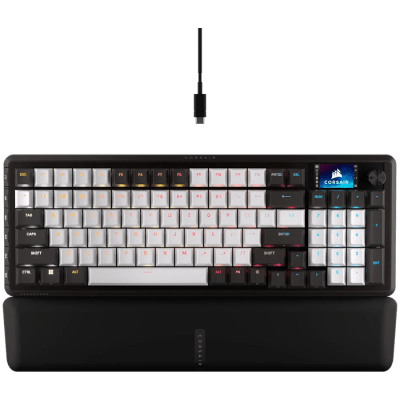 Геймърскa клавиатура Corsair VANGUARD 96-MLX Plasma-DUAL,Черна - CH-91E921E-NA