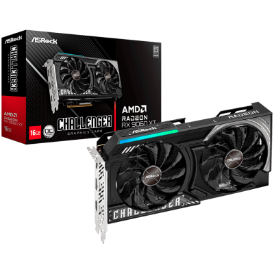 Видео карта ASRock AMD Radeon RX 9060 XT 16GB - RX9060XT CL 16GO gallery image 1
