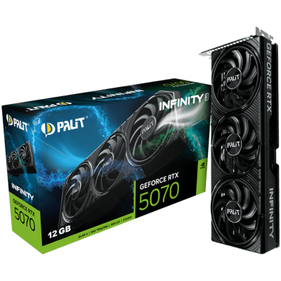 Видео карта Palit GeForce RTX 5070 Infinity 3 12GB - 4710562245097_3Y gallery image 1