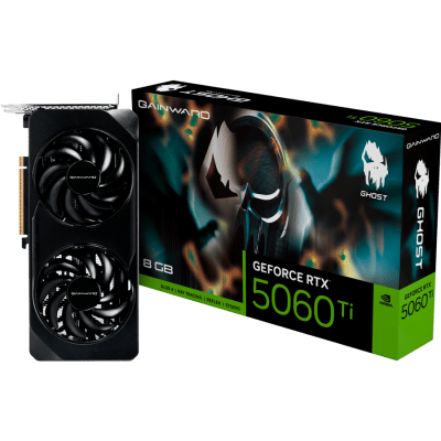 Видео карта Gainward GeForce RTX 5060Ti 8GB Ghost - 4710562245288_3Y gallery image 1