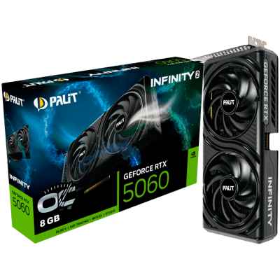 Видео карта Palit GeForce RTX 5060 8GB Infinity 2 OC - 4710562245684_3Y gallery image 1