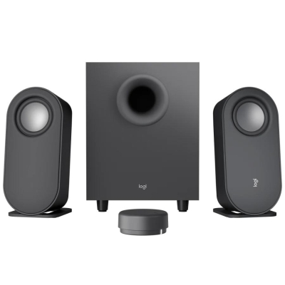 Озвучителна система Logitech Z407, Тъмносива - 980-001348 gallery image 1
