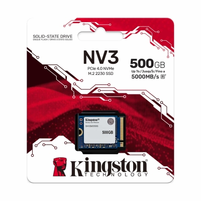 500GB SSD Kingston NV3, M.2 2230, PCIe 4.0 NVMe - SNV3SM3/500G gallery image 3