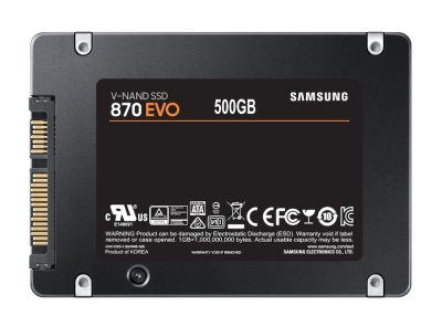 500GB SSD Samsung 870 EVO, 2.5" SATA - MZ-77E500B/EU gallery image 5