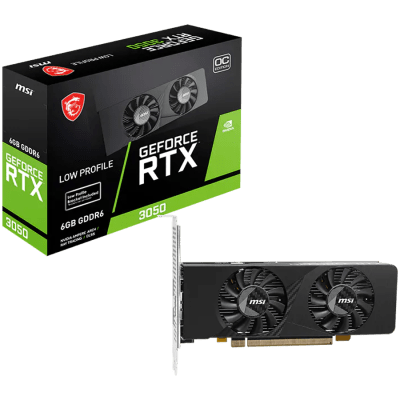 Видео карта MSI Nvidia GeForce RTX 3050 6GB LP E OC - RTX_3050_LP_E_6G_OC gallery image 1