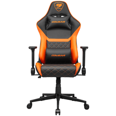 Геймърски стол Cougar Gaming Armor One V2, Черен/Оранжев - CGR-AO2 gallery image 1