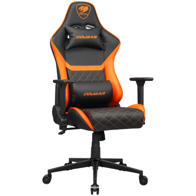 Геймърски стол Cougar Gaming Armor One V2, Черен/Оранжев - CGR-AO2 gallery image 2