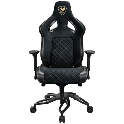 Геймърски стол Cougar Gaming Titan Pro V2, Черен/Златист - CGR-T2F-GLB gallery image 2