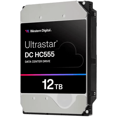 Твърд диск 12TB Western Digital Ultrastar DC HC555 - WUH722012CLE6L4