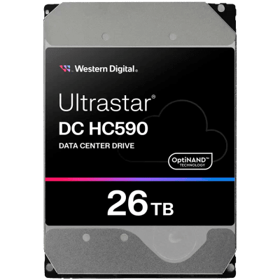 Твърд диск 26TB Western Digital ULTRASTAR DC HC590 - WUH722626ALE6L4