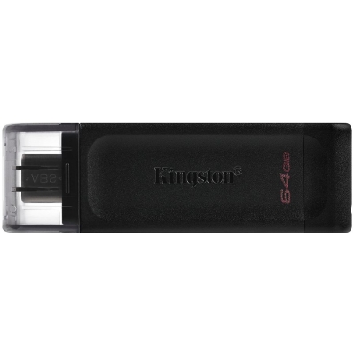 Флаш памет 64GB Kingston DataTraveler 70, Черна - DT70/64GB gallery image 1