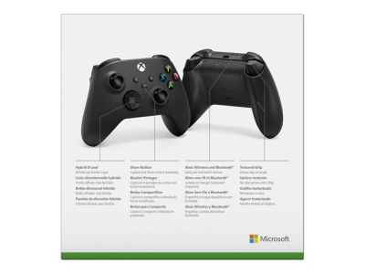 Безжичен геймпад Mircrosoft Xbox X, Черен - EP2-29934 gallery image 6