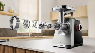 Месомелачка Bosch, 2500W, Черна/Сребриста - MFWS835M gallery image 11