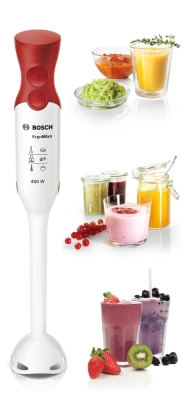 Пасатор Bosch ErgoMixx, 450 W, Бял/Червен - MSM64010 gallery image 3
