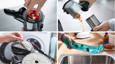 Прахосмукачка Bosch Unlimited 7, ProHygienic Aqua - BCS71HYG2 gallery image 12