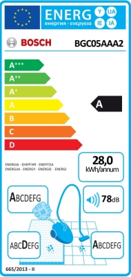 Прахосмукачка Bosch, 700 W, Червена/Черна - BGC05AAA2 gallery image 10