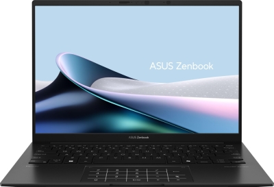 Лаптоп ASUS Zenbook UM3406GA-QD246WNA, 14.0", AMD Ryzen 7 445, 16GB RAM, 512GB SSD, AMD Radeon Graphics, Windows 11, Черен - 90NB17R1-M00FV0 gallery image 1