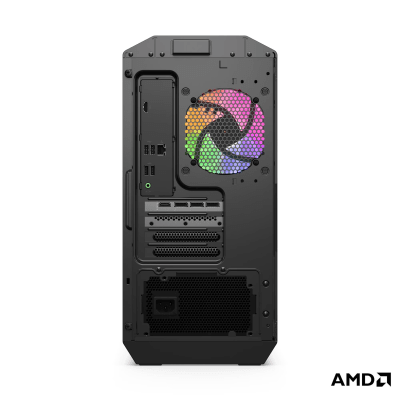 Настолен компютър Lenovo LOQ Tower 26, AMD Ryzen 7 8745HX, 16GB DDR5 RAM, 1TB SSD, NVIDIA GeForce RTX 5050 8GB, Без ОС, Черен/Сив - 91DF005NRM gallery image 4
