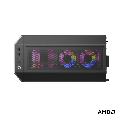 Настолен компютър Lenovo LOQ Tower 26, AMD Ryzen 7 8745HX, 16GB DDR5 RAM, 1TB SSD, NVIDIA GeForce RTX 5050 8GB, Без ОС, Черен/Сив - 91DF005NRM gallery image 7