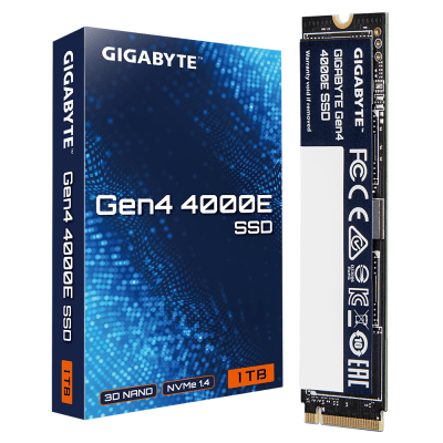 1TB SSD GIGABYTE 4000E, NVMe, PCIe 4.0 Gen4 - G440E1TB gallery image 4