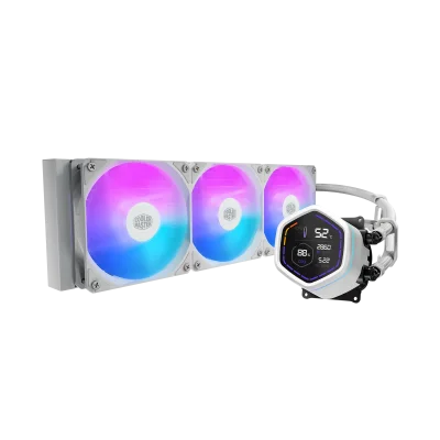 Охладител Cooler Master MASTERLIQUID CORE NEX DIGITAL 360, Бял - MLX-D36M-A18PW-RD