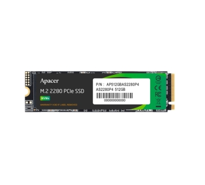 512GB SSD Apacer AS2280P4, M.2, PCIe - AP512GAS2280P4-1