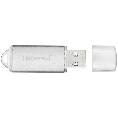 Флаш памет 64GB Intenso Jet Line, Сребриста - 3541490 gallery image 2