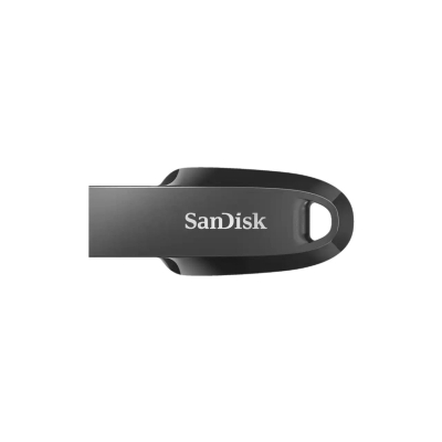 Флаш памет 128GB SanDisk Ultra Curve 3.2, Черна - SDCZ550-128G-G46 gallery image 1