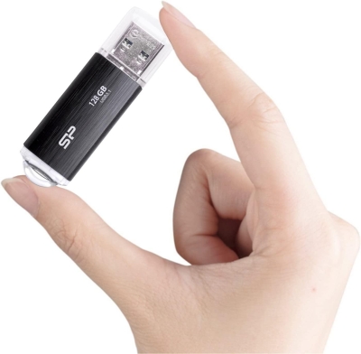 Флаш памет 128GB Silicon Power Blaze B02, Черна - SP128GBUF3B02V1K gallery image 3