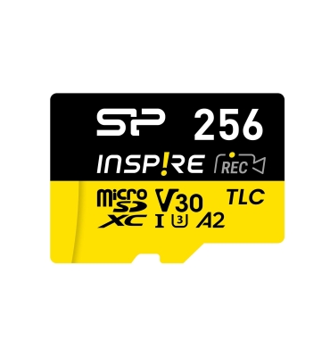 Карта памет 256GB microSDXC Silicon Power Inspire - SP256GBSTXLA2V1NSP