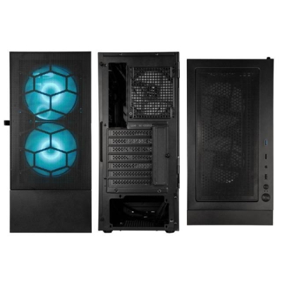 Настолен компютър Sleek Game, Intel Core i5-14400F, 16GB RAM, 1TB SSD, NVIDIA GeForce RTX 5060 Ti, Без ОС, Черен - 8889 gallery image 4