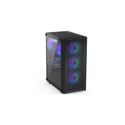 Настолен компютър Sleek Game, AMD Ryzen 5 9500F, 32GB RAM, 1TB SSD, AMD Radeon RX 9060 XT 16GB, Без ОС, Черен - 8890 gallery image 2