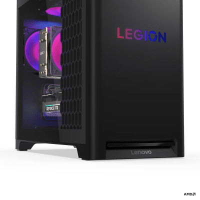 Настолен компютър Lenovo Legion T5 30AGB10, AMD Ryzen 9 7950X3D, 32GB RAM, 1TB SSD, NVIDIA GeForce RTX 5070 12GB, Без ОС, Черен - 90YJ0012RM gallery image 3