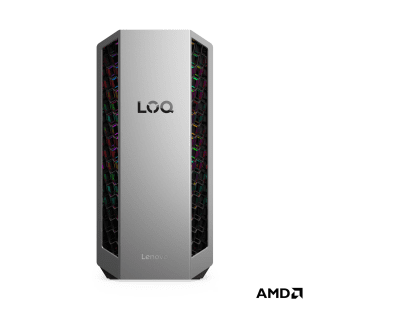 Настолен компютър Lenovo LOQ Tower 26ADR10, AMD Ryzen 7 8745HX, 32GB RAM, 1TB SSD, NVIDIA GeForce RTX 5070 12GB, Без ОС, Черен/Сив - 91DF005VRM gallery image 3
