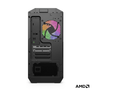 Настолен компютър Lenovo LOQ Tower 26ADR10, AMD Ryzen 7 8745HX, 32GB RAM, 1TB SSD, NVIDIA GeForce RTX 5070 12GB, Без ОС, Черен/Сив - 91DF005VRM gallery image 4