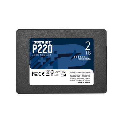 2TB SSD Patriot P220, SATA3 - P220S2TB25 gallery image 1