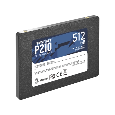 512GB SSD Patriot P210, SATA3 - P210S512G25 gallery image 3