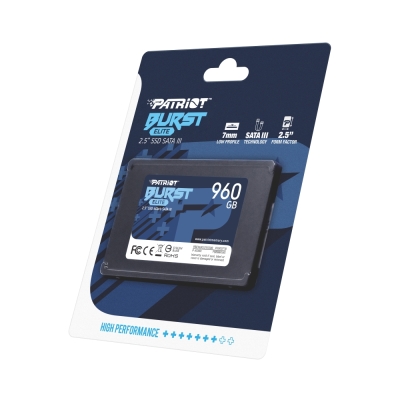 960GB SSD Patriot Burst Elite, SATA3 - PBE960GS25SSDR gallery image 6