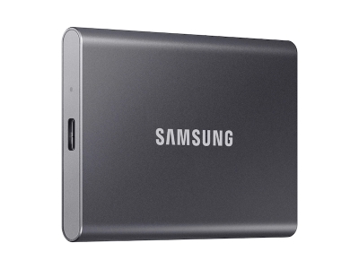 2TB SSD Samsung T7, USB 3.2, Сив - MU-PC2T0T/WW gallery image 1